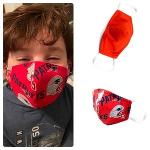 4 pack. Toddler size 4 layer fabric face mask